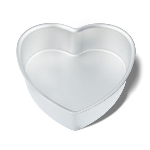 Heart shaped cake pan Set of 2, heartshaped cake tin, aluminum, 8-inch heart-shaped, for weddings, parties, family and other occasions cake (8 x 2 Inch,Set of 2)