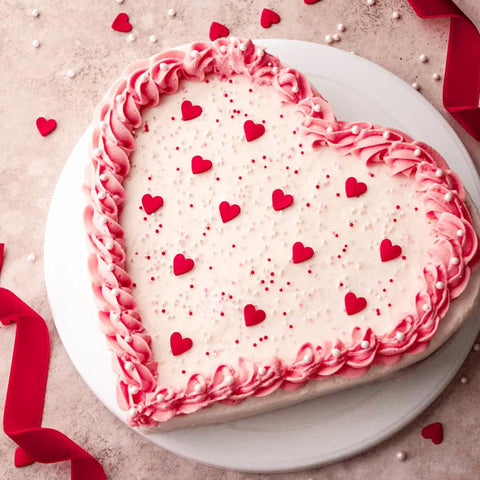Heart shaped cake pan Set of 2, heartshaped cake tin, aluminum, 8-inch heart-shaped, for weddings, parties, family and other occasions cake (8 x 2 Inch,Set of 2)